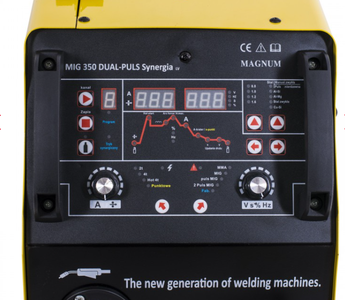 Półautomat spawalniczy MAGNUM MIG/MAG 350 DUAL PULS SYNERGIA - Izmet ...